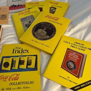 Collection of Coca-Cola Collectors' books
